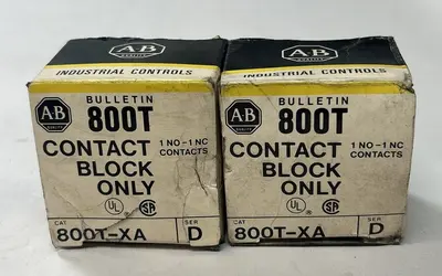 New | in-Stock ALLEN-BRADLEY 800T-XA Contact Blocks Ohio US | Surplus Asset Holdings #1547642