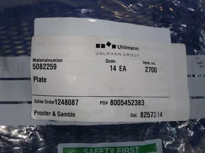 Uhlmann Blister Pack Machine Parts