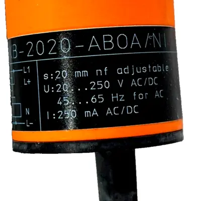 NEW IFM EFECTOR KB-2020-ABOA/NI KB0041 CAPACITIVE SENSOR KB2020ABOANI