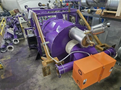 6" Diameter Hapman TubePro™  Drag Conveying System, 15 HP, New In 2020