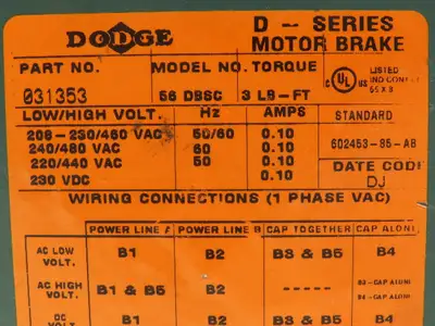 Used DODGE _UNKNOWN_ Motor Control Parts Indiana US | Arrow Industrial #1411501