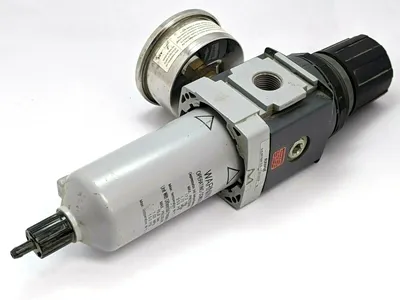 USED PARKER FILTER REGULATOR W/ GAUGE