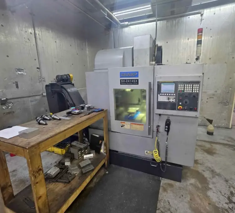 Used 2013 SHARP SV-2414SX Vertical Machining Centers Ohio US | Toolquip, Inc. #548866