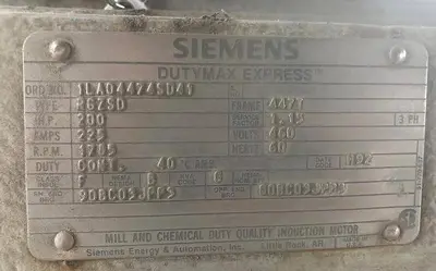 USED SIEMENS 1LA04474SD41