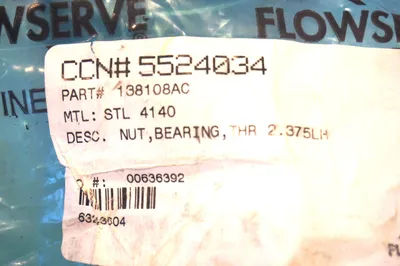 NEW FLOWSERVE 138108AC NUT BEARING