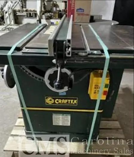 Used 2002 CRAFTEX CABINET SAW Woodworking Saws CA | CAROLINA MACHINERY SALES #423207