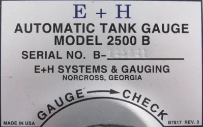 NEW ENDRESS HAUSER 2500 B AUTOMATIC TANK GAUGE 2500B