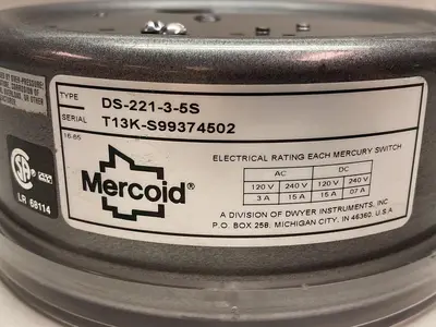 New | in-Stock MERCOID CONTROL DS-221-3-5S Relays & Switches | Surplus Asset Holdings #1205784