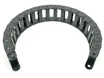 USED IGUS E-CHAIN CABLE CARRIER 20-LINKS 34" OVERALL LENGTH