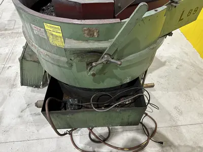 10.5 FT HAMMOND ROTOFINISH MODEL #ST-10 ROTARY BOWL VIBRATORY PARTS DEBURRING FINISHER: STOCK #20063