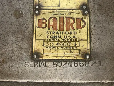 #3 US BAIRD MODEL #3 WIRE FORMING FOURSLIDE MACHINE: YOBRO #24431