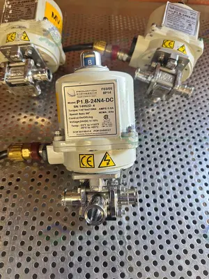 Used PROMATION P1.B-24N4-DC PRECISION ACTUATION VALVE W/ 3- WAY 3.4" VALVE Valves/Fittings California US | Equipment Lab #1418445