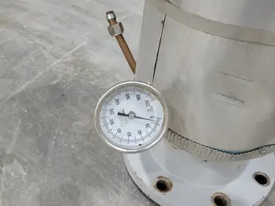 Water Baffle Test Tube w/ Temperature Gauge