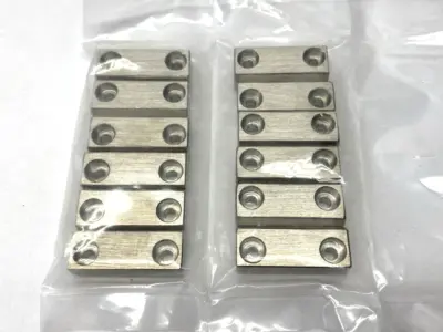 USED MISUMI CARBON STEEL STRAIGHT GUIDE 30MM X 8MM X 12MM LOT OF 30