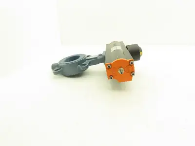 Ebro EB05FS6 F04/V11 DN65 2-1/2" Butterfly Valve & Pneumatic Actuator 14.5 PSI