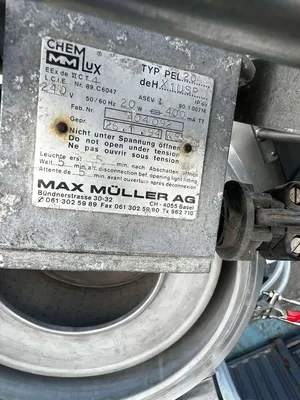 Rousselet Robatel RC-50 VxR ATEX perforate basket centrifuge, 316L SS.