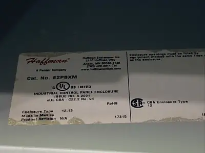 USED HOFFMAN E2PBXM