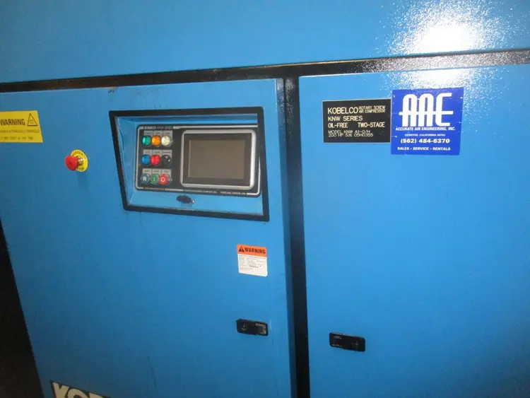 Used KOBELCO A1-G/H Rotary Screw & Sliding Vane Air Compressors | TNT Industrial #399661