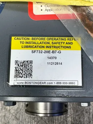 Boston Gear SF732-20E-B7-G Gearboxes & Speed Reducers | ESS Industrial Equipment Sales (8)
