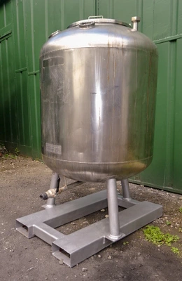 820 L S/S Pressure Vessel Portable