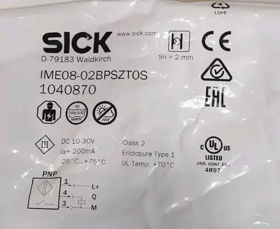SICK IME08-02BPSZTOS proximity switch Loc5D6