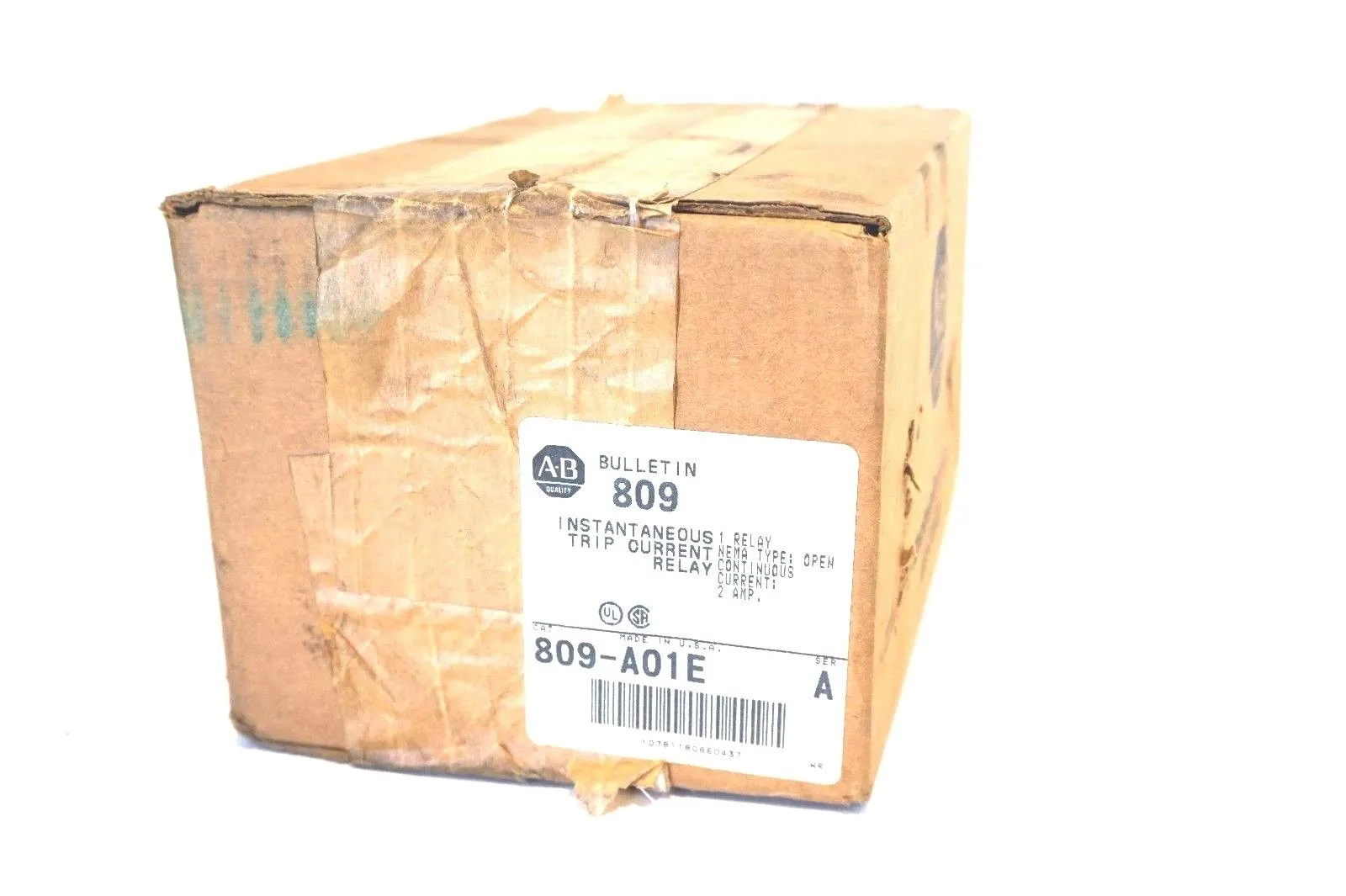 NEW ALLEN BRADLEY 809-A01E TRIP CURRENT RELAY SER.A 809A01E
