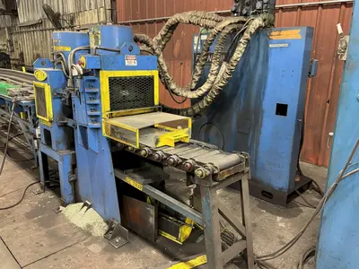 196 TON X 18” WIDTH X 1” FRANKLIN MODEL #B5196-20 AUTOMATIC HYDRAULIC SHEAR & PUNCH MACHINE: STOCK #23392