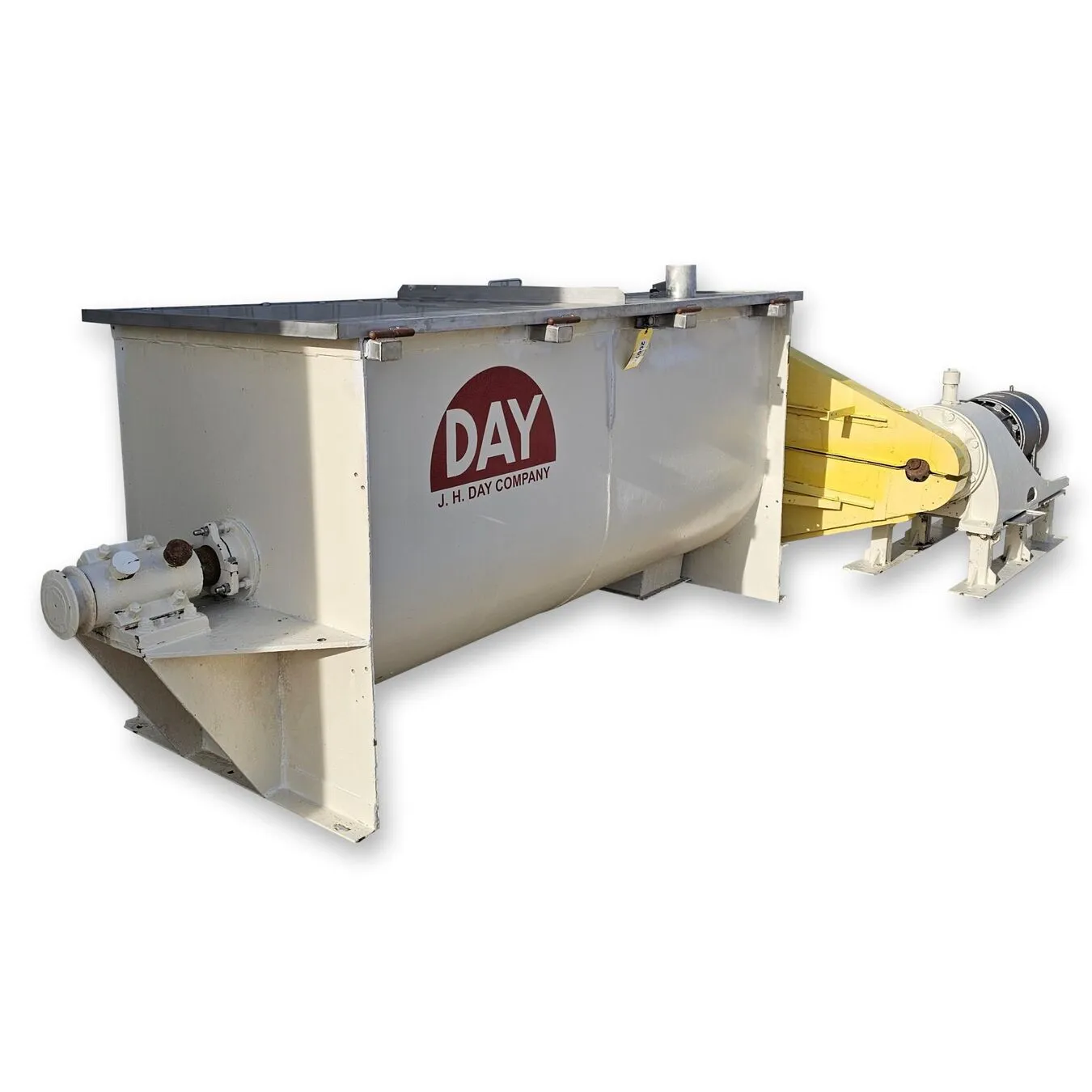 Used 15HP J H Day Stainless Steel Double Ribbon Blender - 62 Cu/Ft