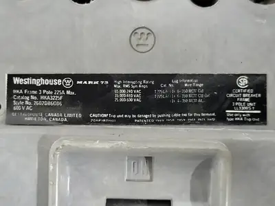 USED WESTINGHOUSE HKA3225F