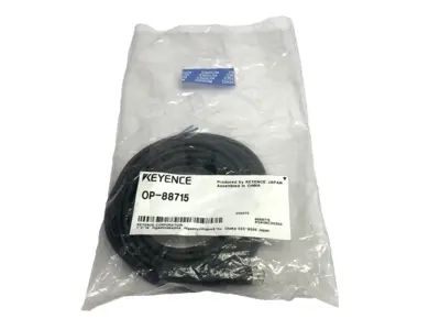 USED KEYENCE SINGLE ENDED FEMALE CORDSET M8 4-PIN 5M