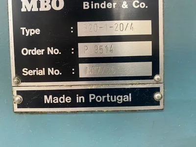 1996 MBO B20 Other Post Press | M3 Graphic Machinery (4)