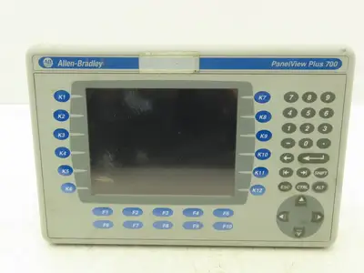 Allen Bradley 2711P-B7C4D8 HMI PanelView Plus 700 Operator Interface 24VDC