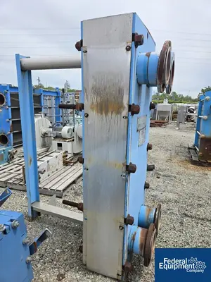 USED Superchanger 443.3 Sq Ft Tranter Superchanger Plate Heat Exchanger, 100#