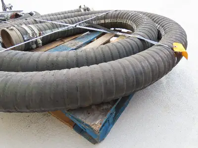 Jason 4470 Dry Bulk Material Suction Hose 5" ID x 25' Gum Rubber 75 PSI