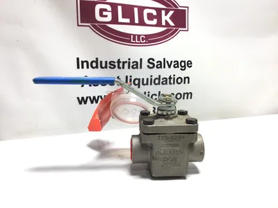 Flowserve/McCanna 3/4″-300 4-Bolt Flange Stainless Steel Ball Valve