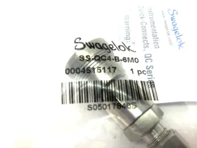 NEW SWAGELOK INSTRUMENTATION QUICK CONNECT FITTING 6MM TUBE