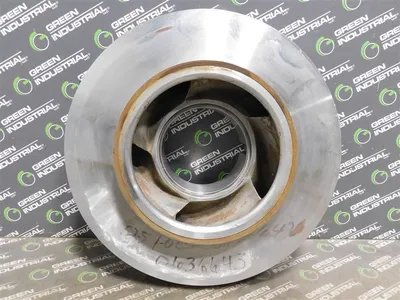 Unbranded 08 402 683 04 002 Impeller 5 Vanes 12.625"OD 4" ID 0.5"x2" Keyway Used