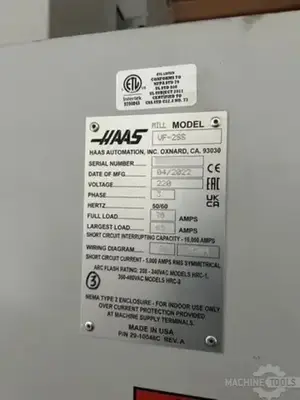 Used 2022 HAAS VF-2SS Vertical Machining Centers Arizona US | KD Machinery #1310146