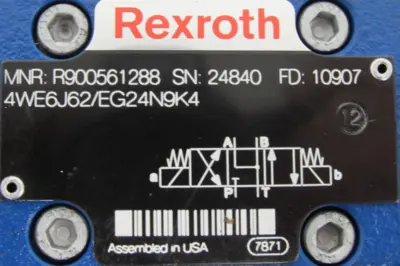 NEW REXROTH R900932453 CONTROL VALVE H-4WEH25W64/6EG24N9K4 R900932453