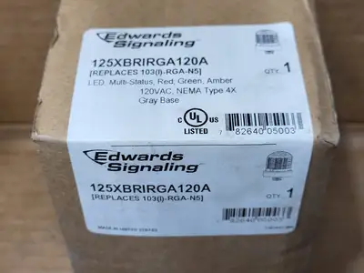 New | in-Stock EDWARDS SIGNALING 125XBRIRGA120A Lighting British Columbia CA | Lenmark #1440047