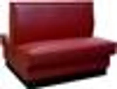 STANDARD SINGLE  BOOTH SEATING -  46 WIDE X 36" HIGH  VINYL - 6 COLORS