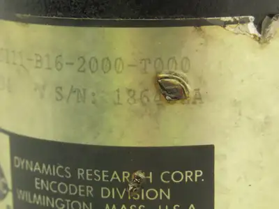DRC Dynamics Research 25-S111-B16-2000T000 Rotary Encoder 3/8" Shaft 10-Pin