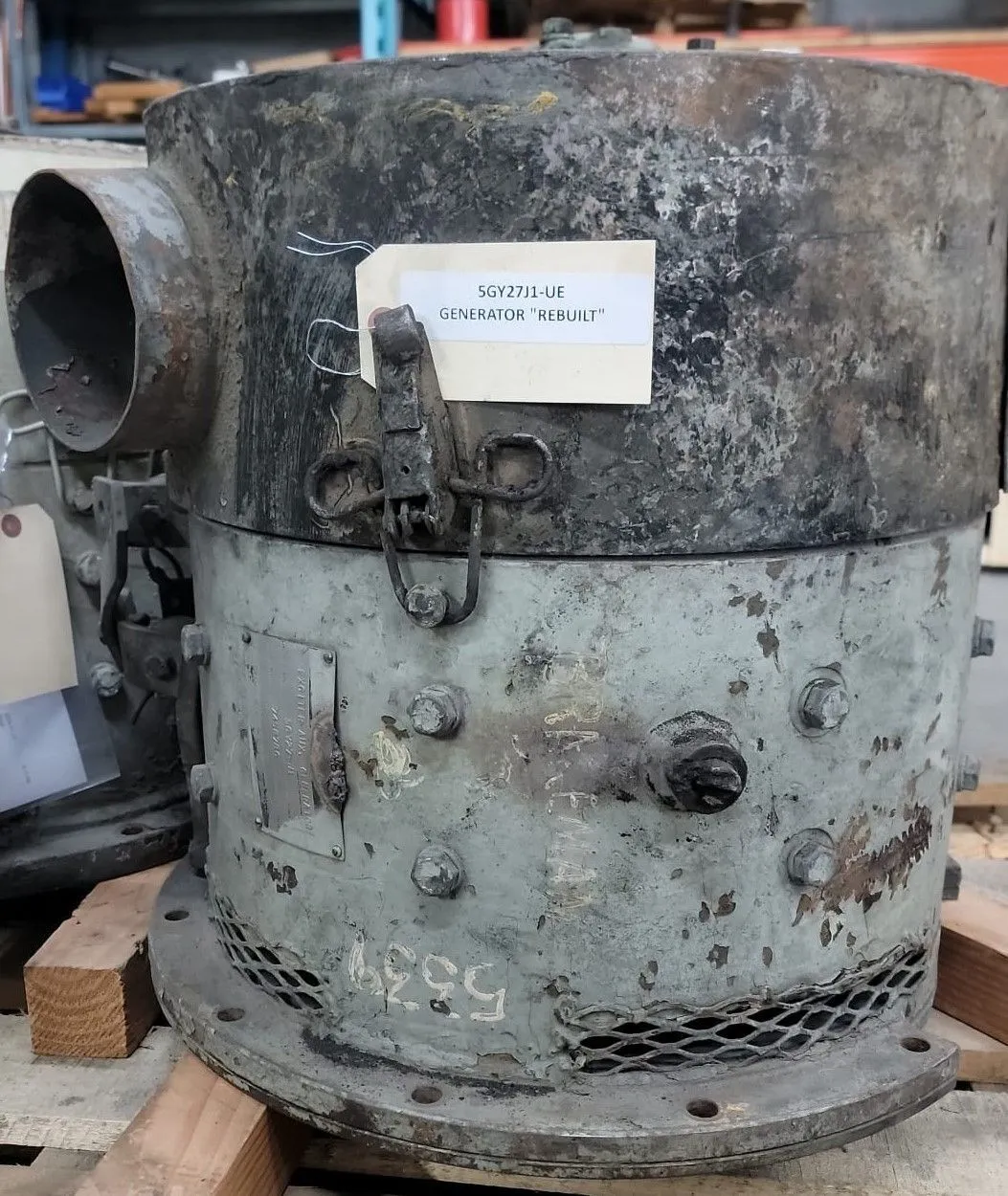 USED LOCOMOTIVE GENERATOR