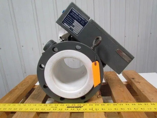 Fischer & Porter Co 10D1430A Magnetic Flowmeter Flow Tube 6" Teflon