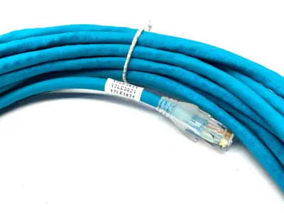 USED LUMBERG AUTOMATION DOUBLE ENDED IND. ETHERNET CORDSET 0985 806 500/10M