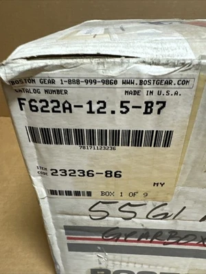 NEW Boston Gear F622A-12.5-B7
