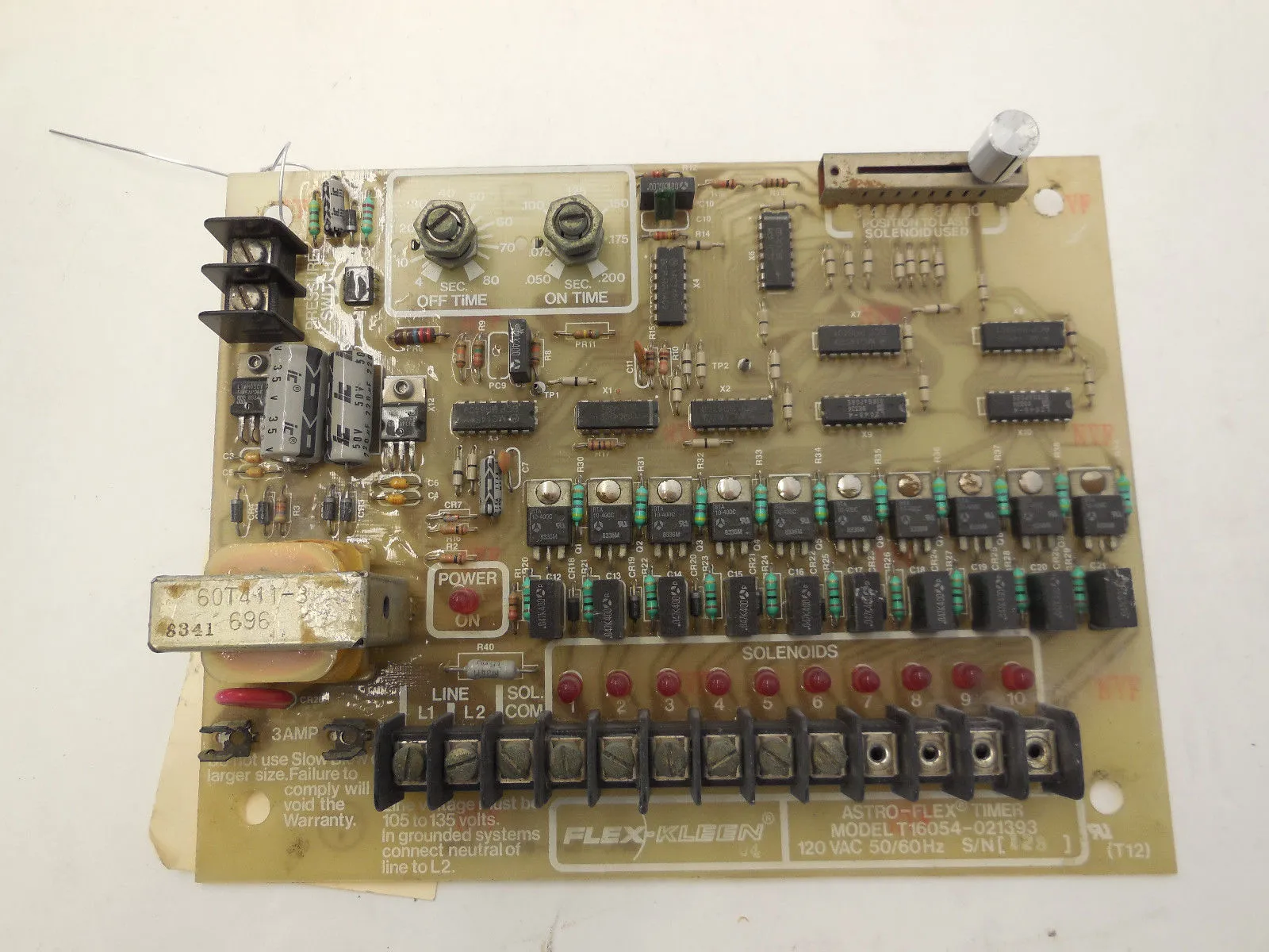REPAIRED FLEX KLEEN T16054-021393 PROCESS CONTROL TIMER T16054021393