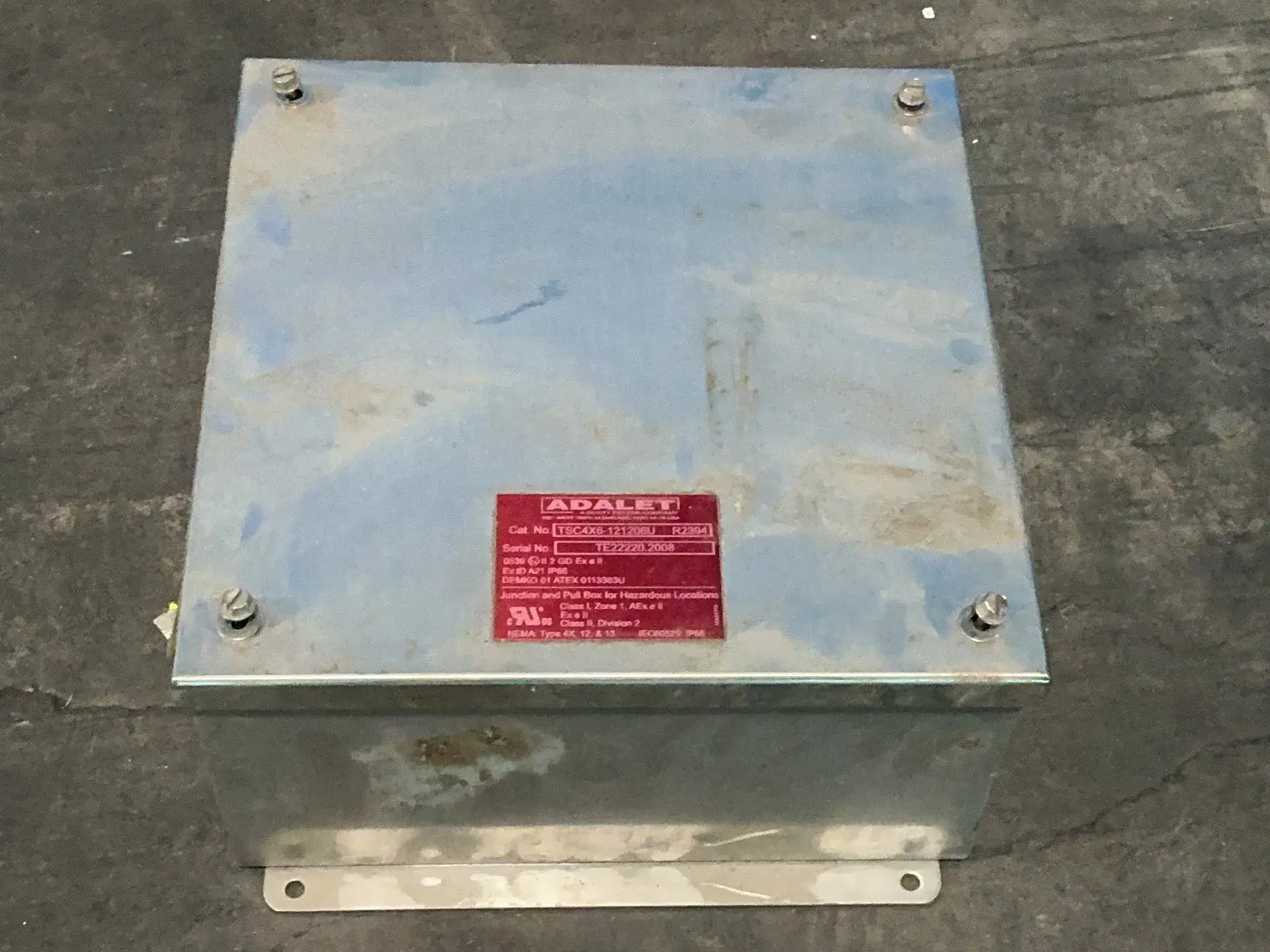 Used ADALET TSC4X6121206U Electrical Boxes Ohio US | HGR 24 #1286820