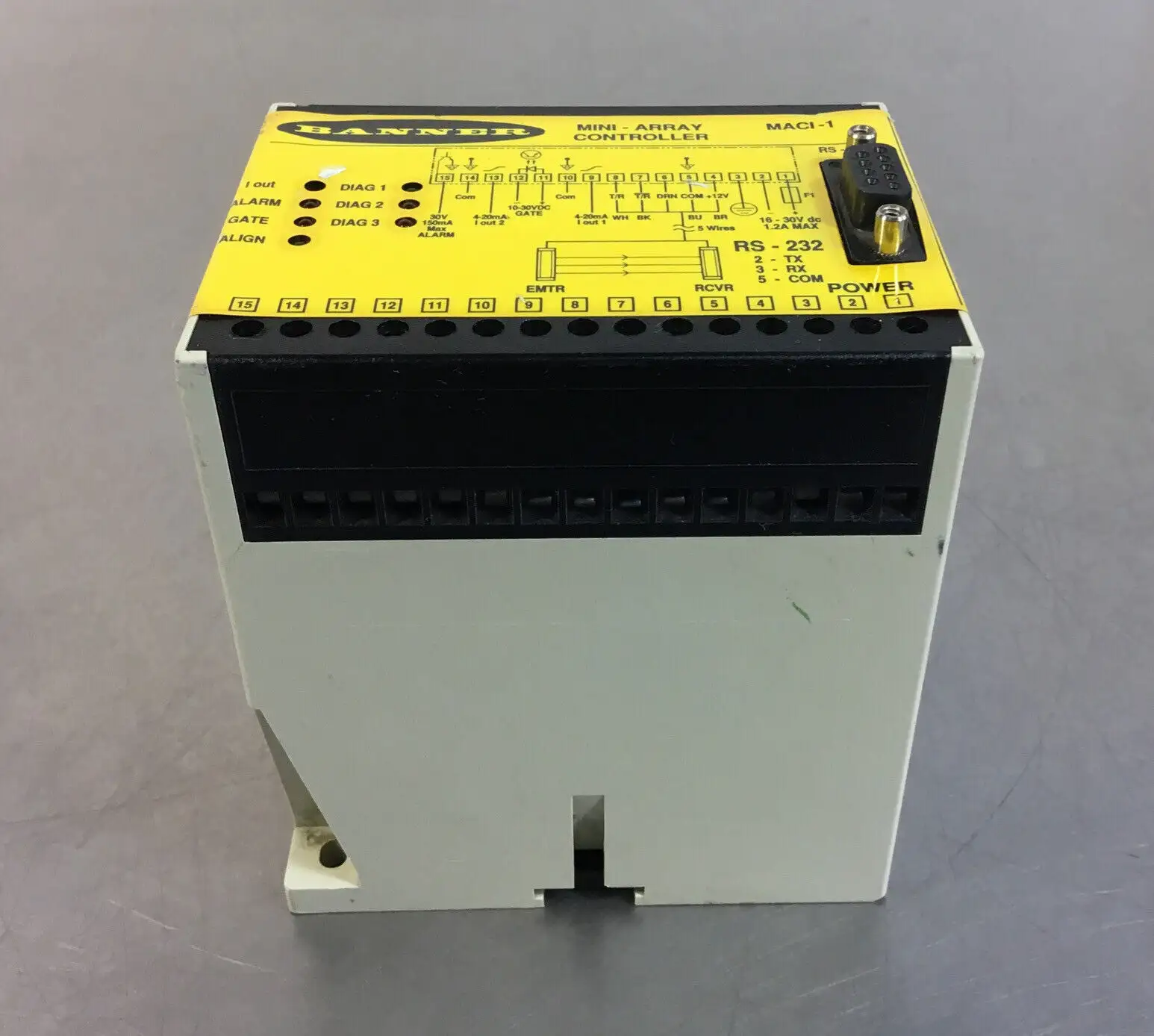 Banner Engineering MACI-1 Mini Array Scanner Controller 16-30VDC 6D