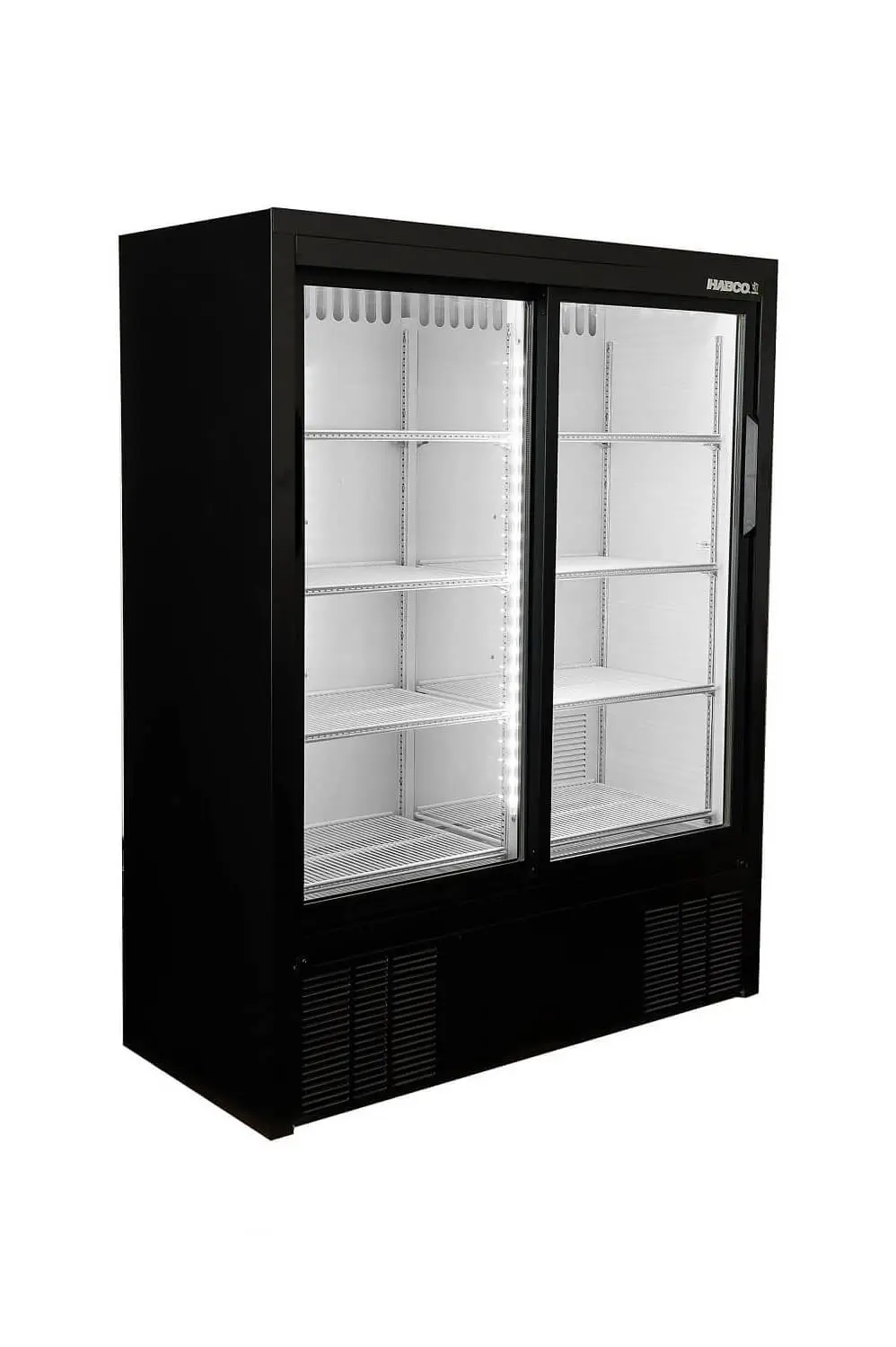 181-0016 Habco ESM14SL60HC Impulse Double Door Self-Contained Cooler